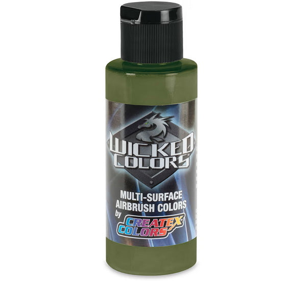 Wicked Airbrush Colors Pearl Fastback Green - 59ml