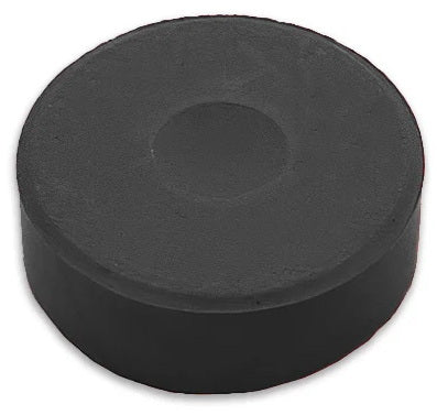 Brightly-coloured paint discs - BLACK CENTIMETER