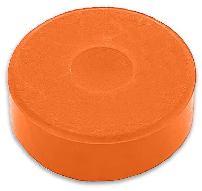 Brightly-coloured paint discs - ORANGE CENTIMETER