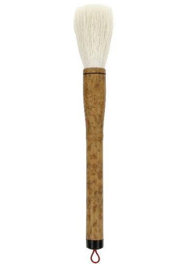 Bamboo paintbrush with white goat bristles - #14 CENTIMETER