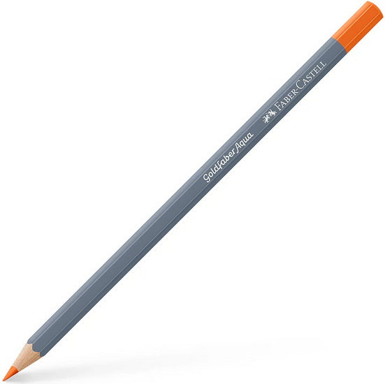 Goldfaber aqua watercolour pencil dark cadmium orange