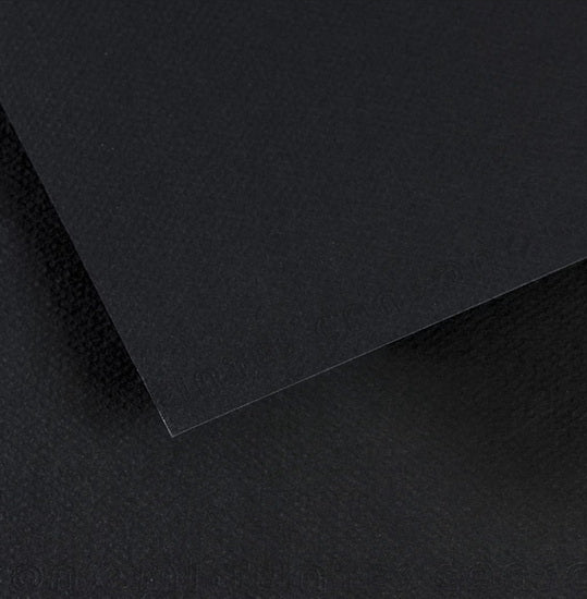 Papier couleur - 160gsm - mi-teintes - 50x60cm - noir