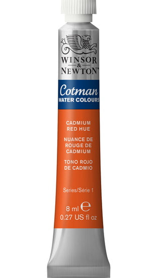 Aquarelle cotman - 8ml - nuance rouge de cadmium - s1