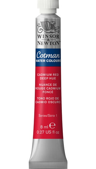 Cotman watercolour - 8ml - cadmium red deep hue - s1
