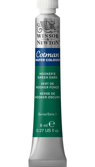 Cotman watercolour - 8ml - hooker's green dark - s1