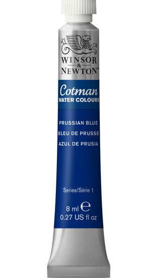 Cotman watercolour - 8ml - prussian blue - s1