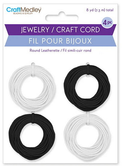 Leatherete cord - classic colors - 1mm - 7m