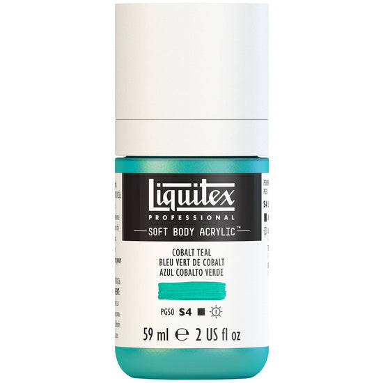 Soft body acrylic - 2oz - cobalt teal - s4