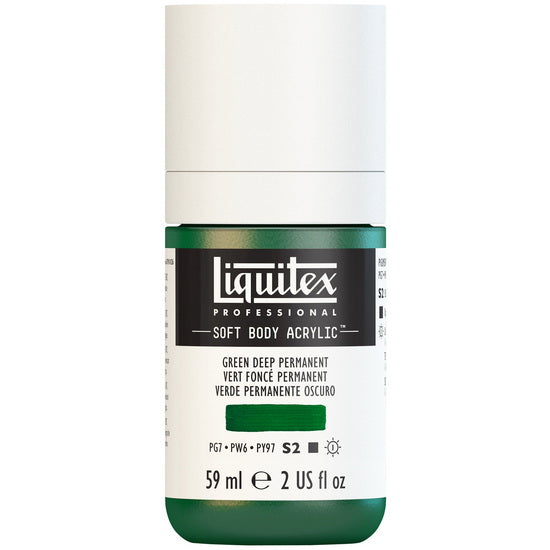 Soft body acrylic - 2oz - green deep permanent - s2