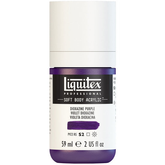 Soft body acrylic - 2oz - dioxazine purple - s2