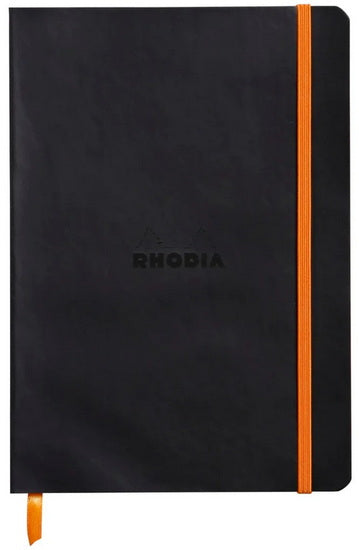 A5 Softcover Notebook Black pointille
