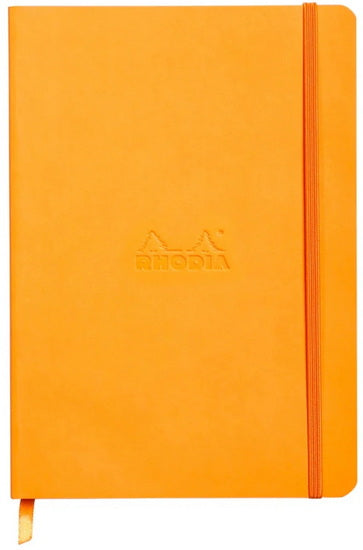 A5 Softcover Notebook Orange pointille