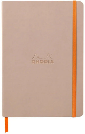 A5 Softcover Notebook Rose Smoke pointille