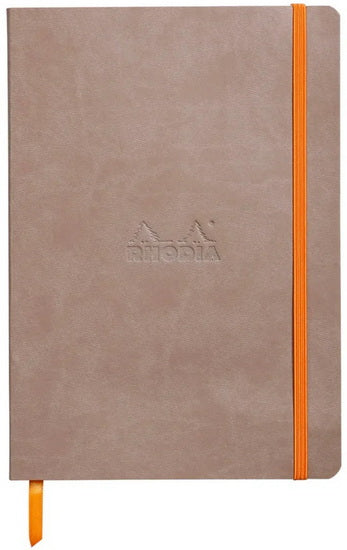 A5 Softcover Notebook Taupe ligne