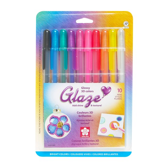 Set of 10 gel pens gelly roll glaze
