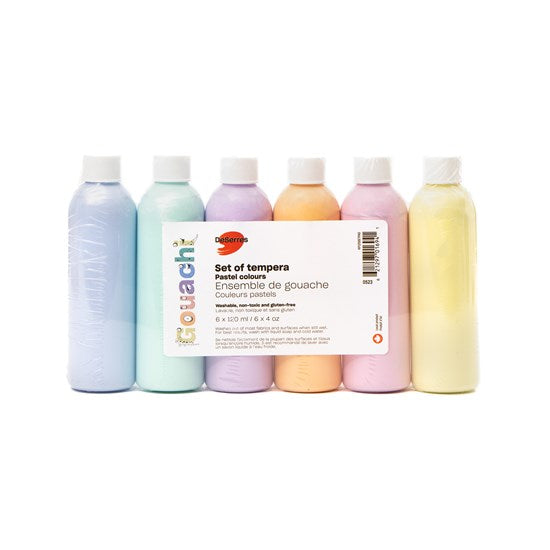 Ens. gouache lavable - pastel - 5x237ml