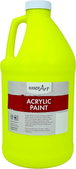 Student-Grade Acrylic - Fluorescent Yellow