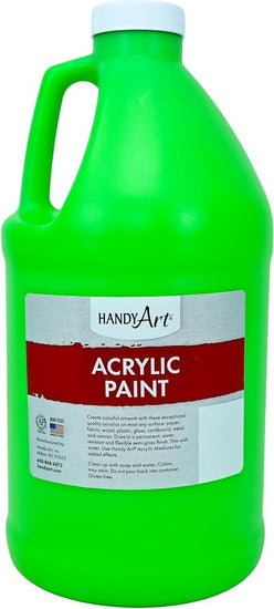 Student-Grade Acrylic - Fluorescent Green