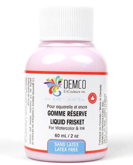 Gomme de réserve sans latex - rose - 60ml