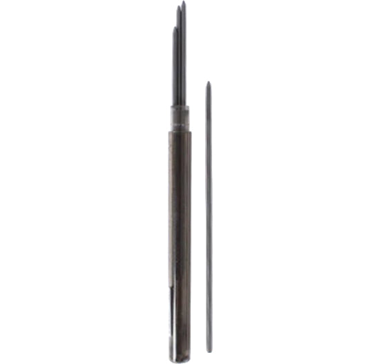 Package of 4 graphite leads, 2mm 4h