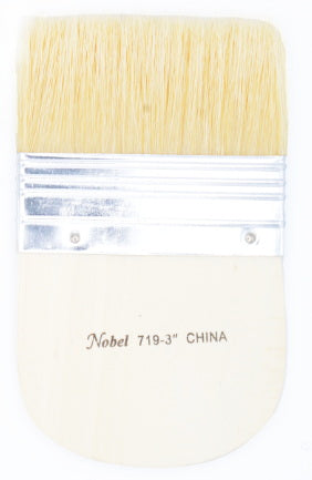 Flat hog bristles brushes #3