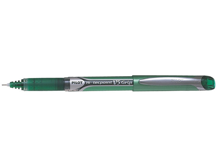 Ballpoint Pen Hi-Tecpoint V5 Grip X-Fine Green