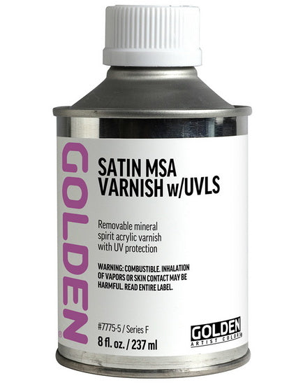 Msa satin liquid varnish - 8 oz