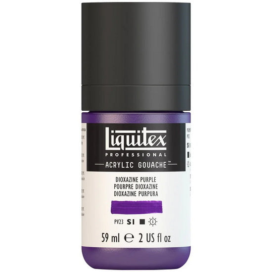 Acrylic gouache - 2oz - dioxazine purple - s1