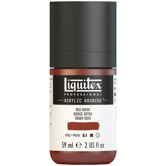 Acrylic gouache - 2oz - red oxide - s1