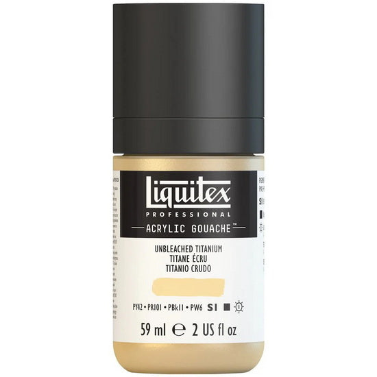 Gouache acrylique - 2oz - titane écru - s1
