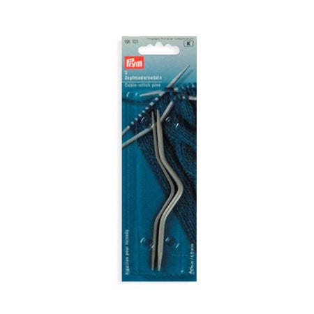 Ens aiguilles à torsade 12cm - 2.5mm et 4mm (2)