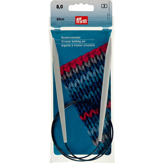 Needles – circular – 80cm – 8mm