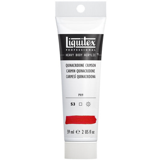 Acrylic hb - 2oz - quinacridone crimson - s3