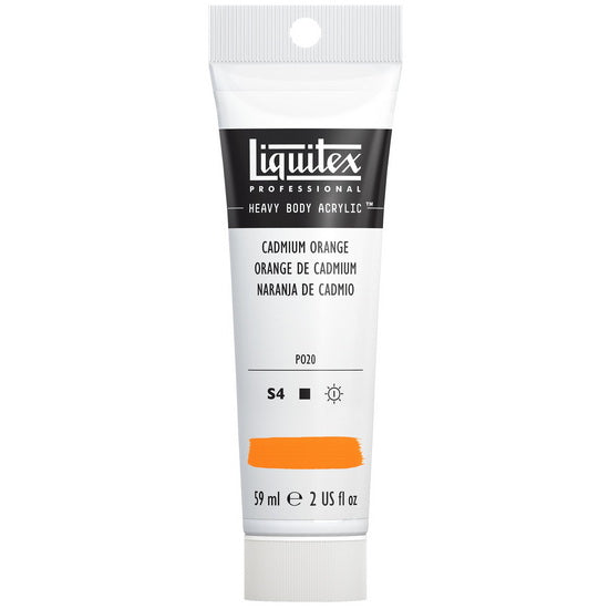 Acrylic hb - 2oz - cadmium orange - s4