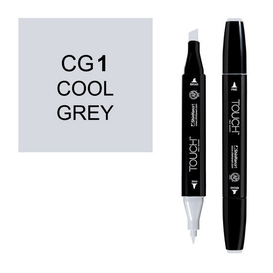 Marker touch twin cool gray 1