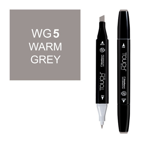 Marqueur Touch double pointe gris chaud no.5