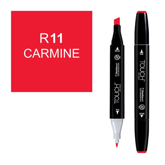 Marqueur Touch double pointe carmin