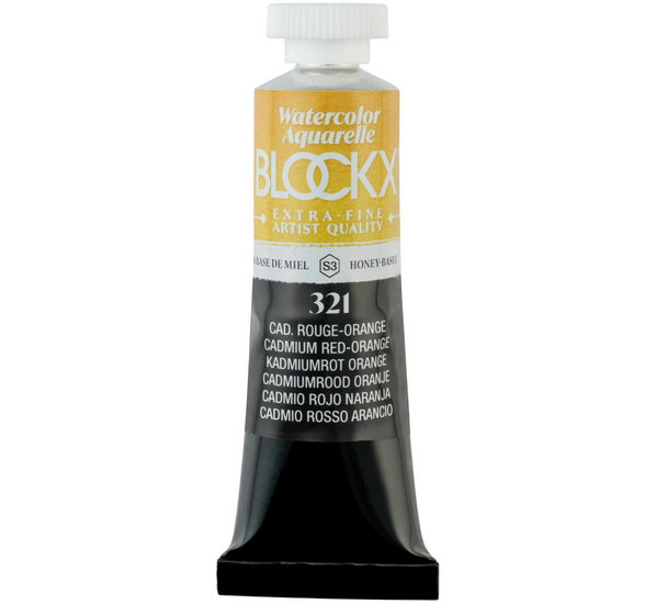 BLOCKX Watercolour - 15 ml Cadmium Red Orange