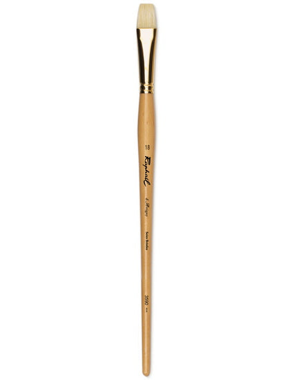 Oil paintbrush - hog hair - d'artigny - short flat #18