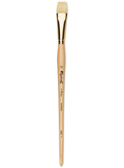 Oil paintbrush - hog hair - d'artigny - short flat #20