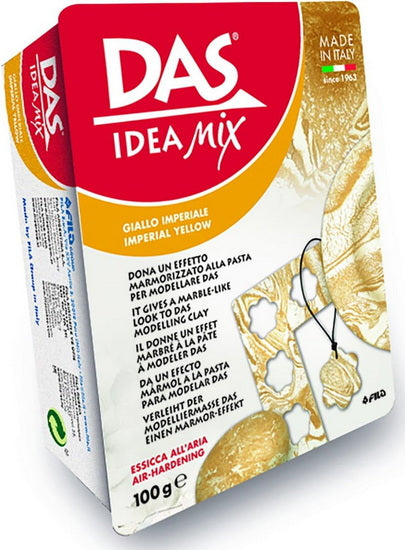 Pate à modeler - idea mix - 100g - jaune imperial