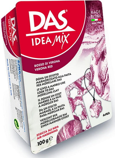 Pate à modeler - idea mix - 100g - rouge verone