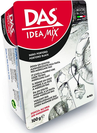 Pate à modeler - idea mix - 100g - noir portor
