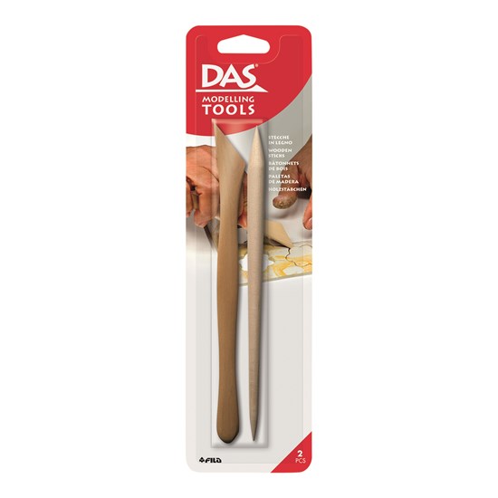 Ens. outils de modelage - bois (2)