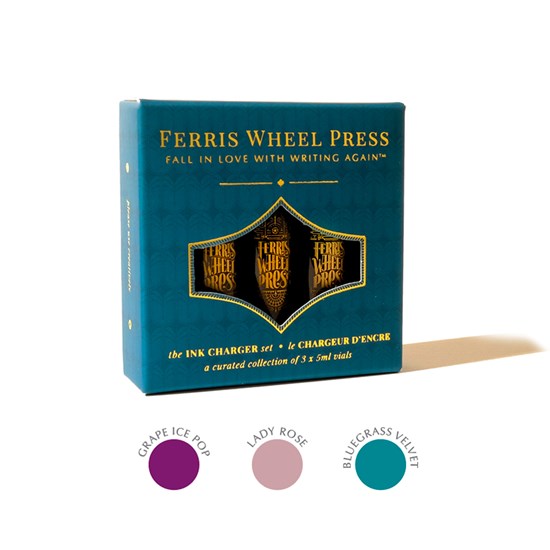Ens. recharges d'encre - trio rose