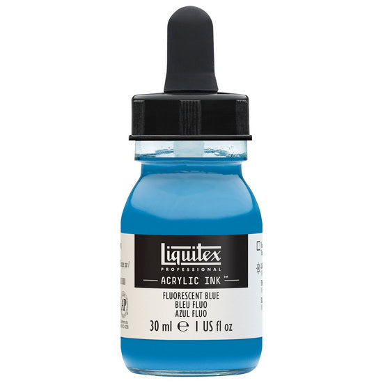 Acrylic Ink Fluorescent Blue- 30ml