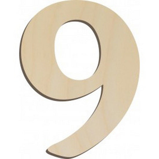 Wooden Number - 3 Inches
