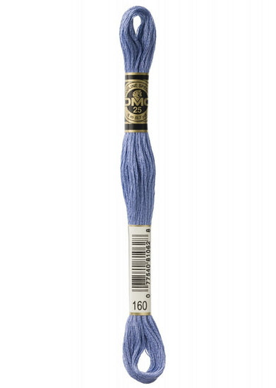 Embroidery floss - md gray blue - 160
