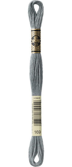 Embroidery floss - light pewter - 169