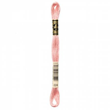 Embroidery floss - v light shell pink - 224